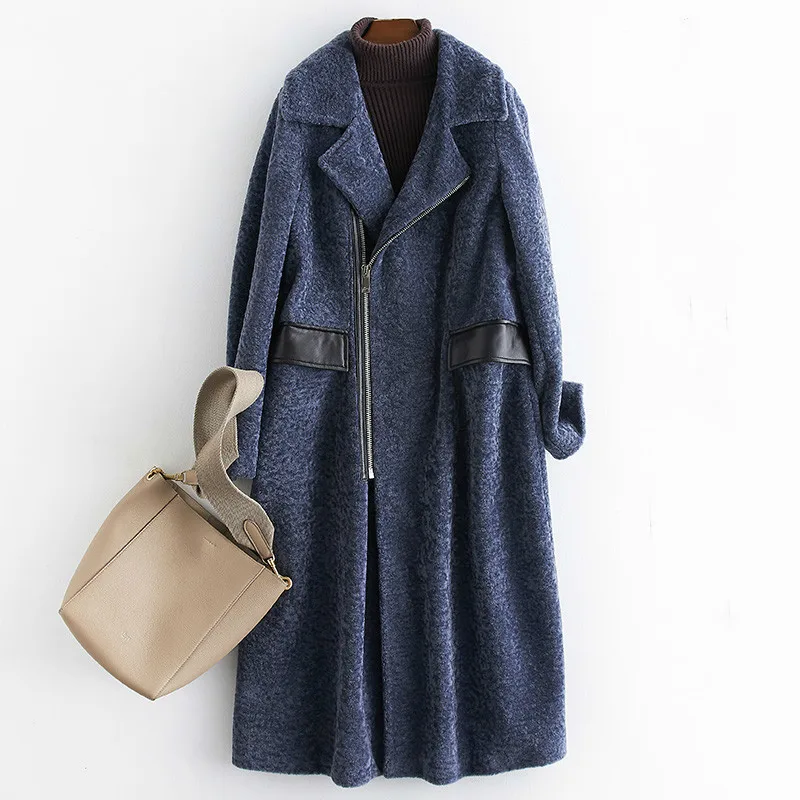 

Wool Jacket Autumn Winter Coat Women Clothes 2020 Korean Vintage Real Fur Coat Streetwear Sheep Shearling Abrigo Mujer ZT3140