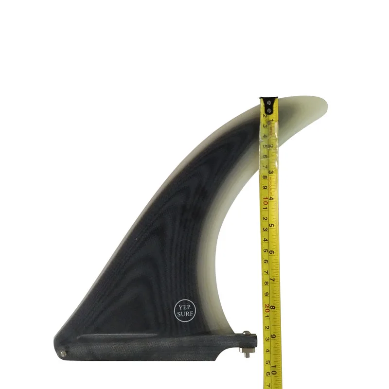 Longboard Fin 10.0” Universal 10 Inch Longboard Surfboard Fin Box Lightweight