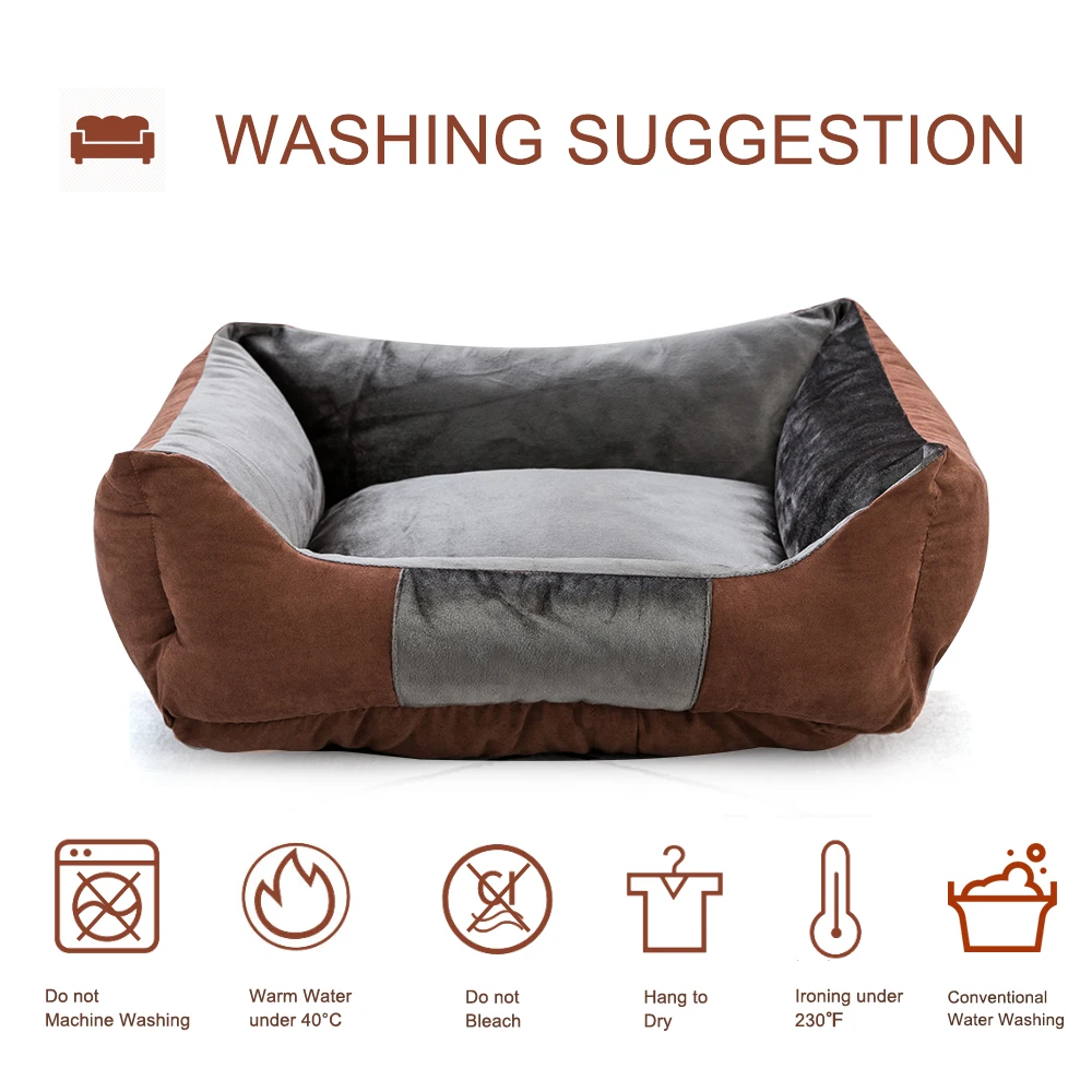 S/M/L/XL Pet Bed Soft Pet Bed Warming Puppy Bed House Soft Material Nest Dog Baskets Winter Warm Kennel For Cat Puppy Supplies