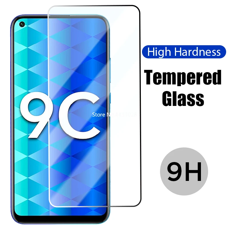 

9H Tempered Glass for Huawei Honor X10 5G 10X Lite 9X Premium 8X 7X 6X 9C 8C 9A 8A 6C Pro Screen Protector on 6A 7A Russia Film