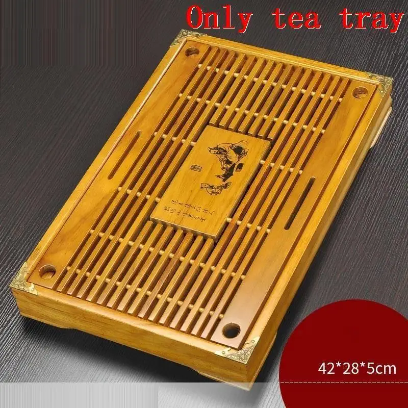 Juego Board De Te Chino Serviertablett набор Китай Bandeja Para Servir кунг-фу деревянный держатель Gongfu сервировочный китайский чайный поднос - Цвет: Version AI