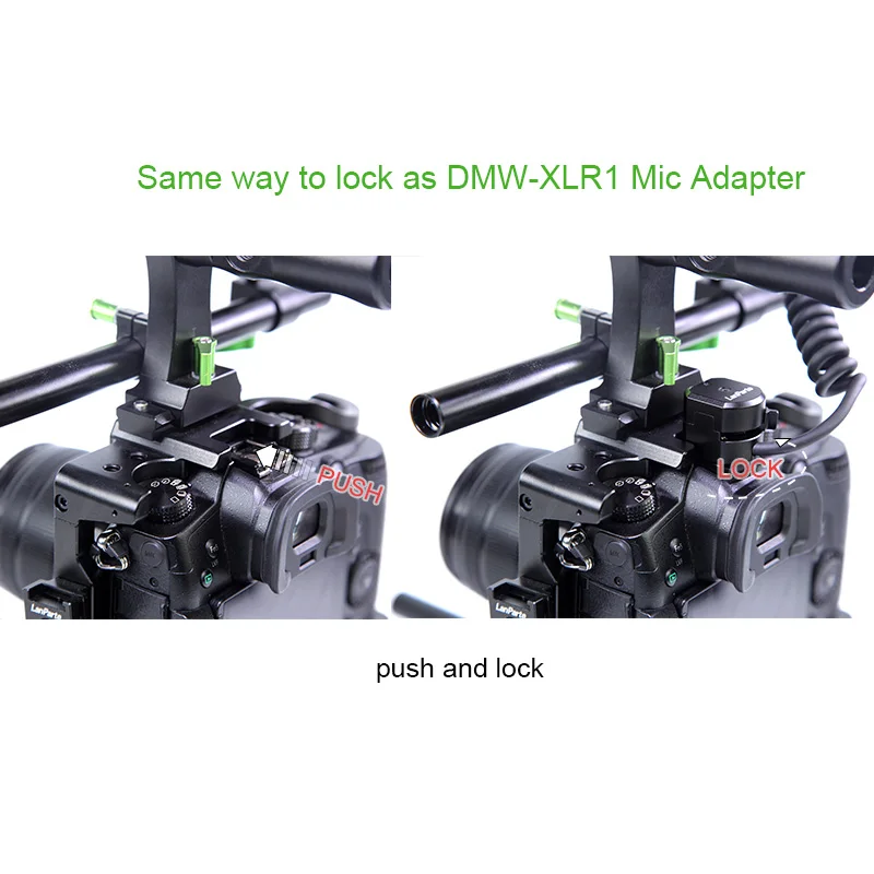 Adaptador para Panasonic Adaptador de Áudio para Dmw-xlr1 Lanparte Cabo Gh5s Gh5 Dslr Câmera Acessórios Mic s1 - - Image 5