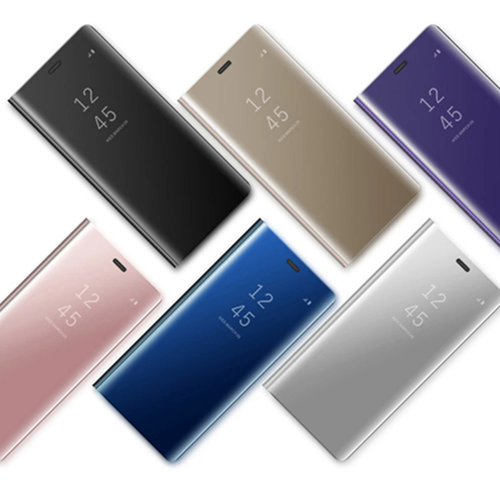 Роскошное умное зеркало флип чехол для samsung Galaxy Note 10 8 9 Note10 Note9 Note8 телефон Funda Sumsung Galax кожаный чехол