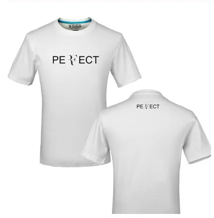 Креативный дизайн футболка с логотипом РФ Роджера Федерера однотонная хлопковая