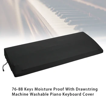 

76-88 Keys Easy Clean With Drawstring Entertainment Machine Washable Piano Keyboard Cover Accessories Universal Fit Dustproof