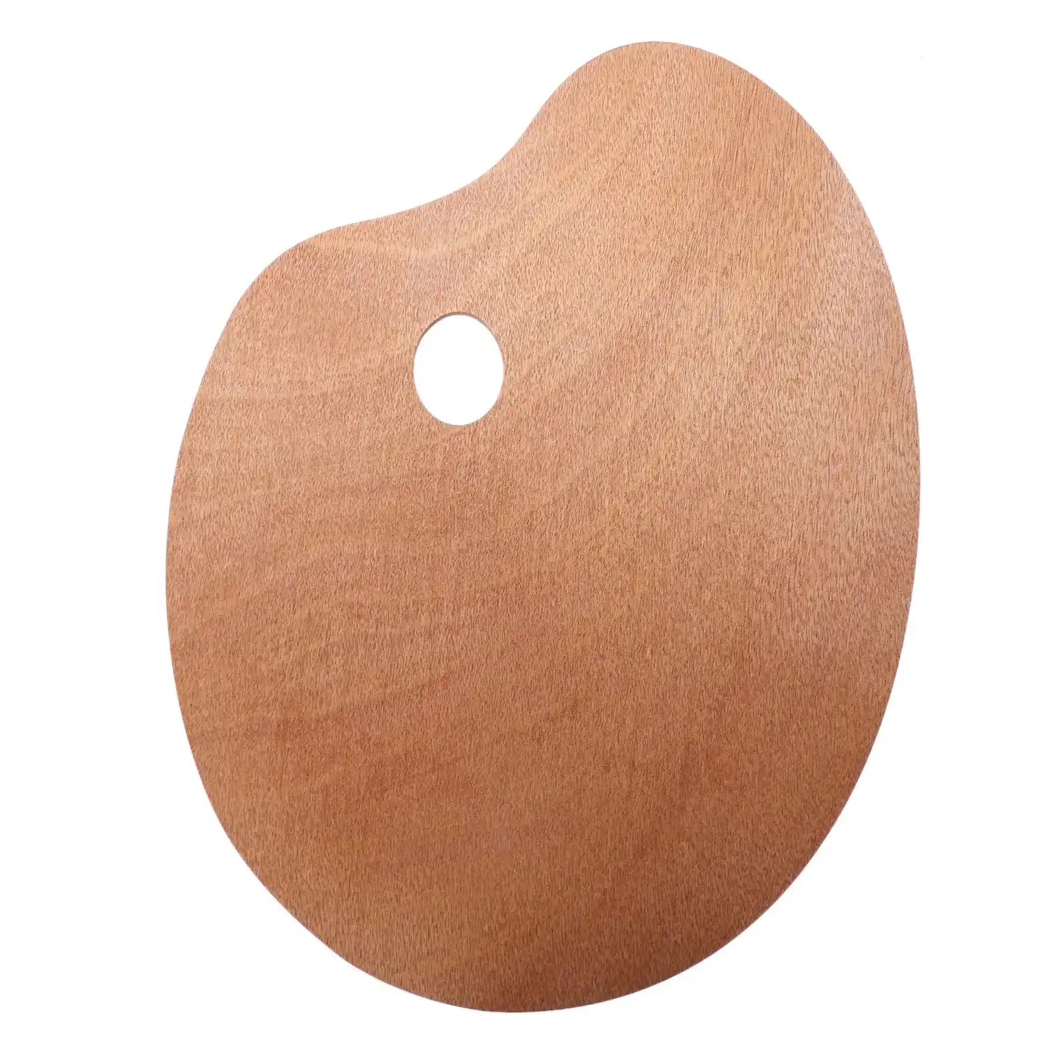 oil acrylic painting palette solid wooden walnut color