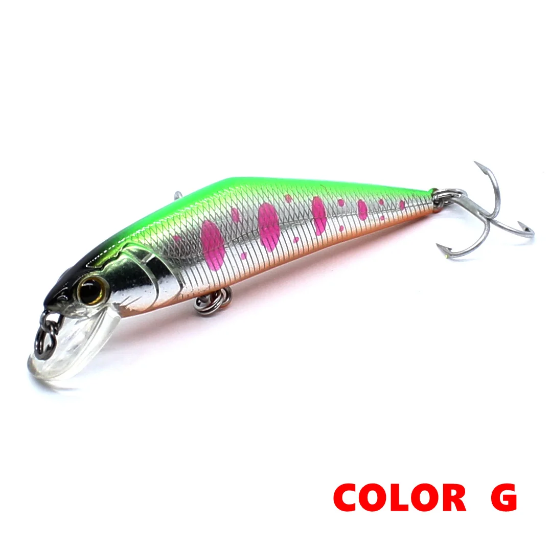 AOCLU-Harter sinkender Minnow-Köder für das Allklassen-Angeln, harter Köder, flacher flacher Körper, leicht gegossen, Inshore, Marlin fisch, 63mm, 8,0g – Detail 11