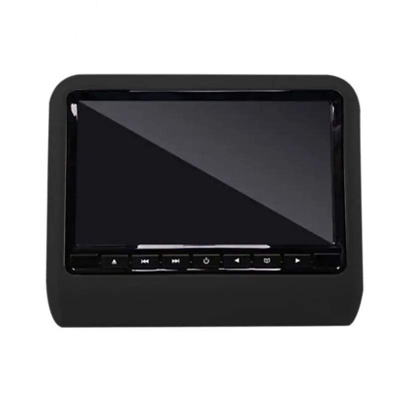 9 дюймов автомобильный монитор TFT lcd HD дисплей цифровой 16:9 800*480 экран мультимедийная игра Универсальный ЖК-дисплей Автомобильный монитор HD аудио - Цвет: Черный