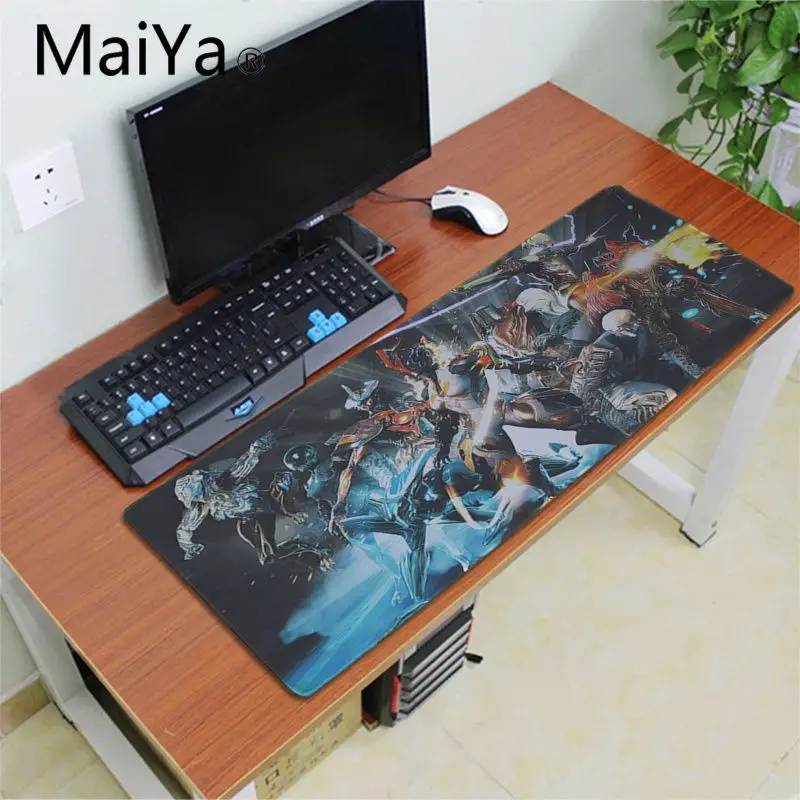 Lock Edge 30X90cm MaiYa Warframe геймеры красивый коврик для мышки в стиле аниме скорость/Управление версия большой игровой коврик для мышки с Аниме Коврик для мыши - Цвет: Lock Edge 30X90cm