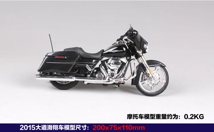 Maisto 1:12 Harley Davidson Street Glide специальные мотоциклетные металлические модельные игрушки для детей подарок на день рождения Коллекция игрушек