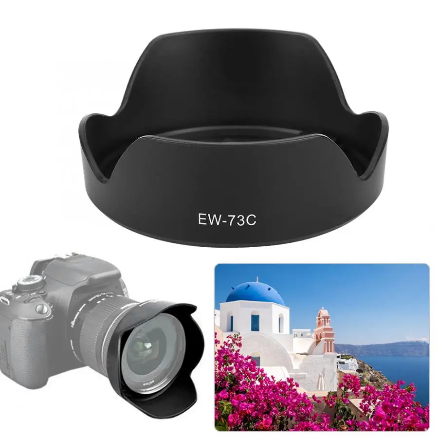 EW-73C бленда для объектива камеры для Canon EF-S 10-18 мм f4.5-5,6 IS STM Lens аксессуары