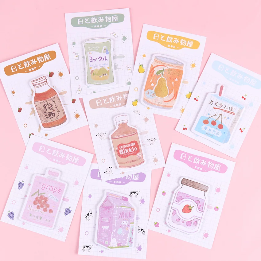 

Beverage Shop Series Notes Small Fresh Students Can Tear The Message Note Pad Memo Pads 30 Sheets