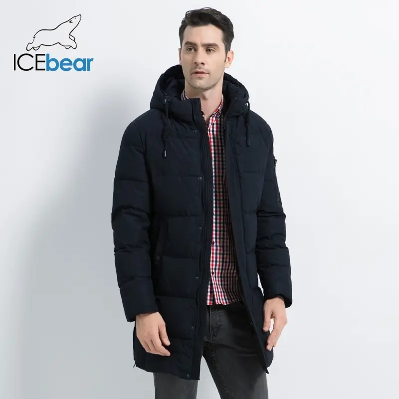 Мужская куртка ICEbear теплая хлопковая высокого качества для зимы модель MWD17933I