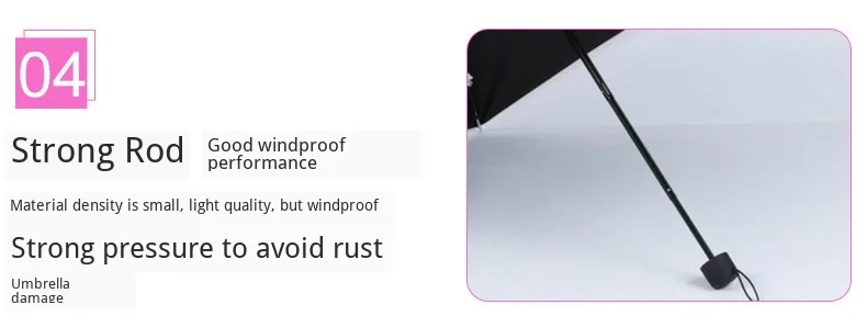 Vinyl Sun-resistant Parasol Folding Mini Parasol Fashion UV-Protection Rain Or Shine Dual Purpose Tri-fold Umbrella
