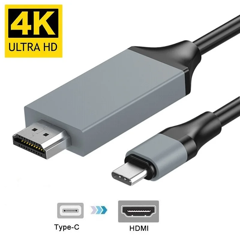 Кабель USB C HDMI конвертер 3.1 Type-C в Thunderbolt 3 для MacBook Huawei Mate 30 Pro адаптер | Электроника