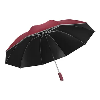 

Automatic Umbrella Reverse Folding Business Umbrella With Reflective Strips Umbrellas Rain For Men Women Rain Gear 2020 #LR3