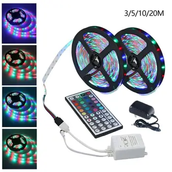

RGB LED Strip Light SMD 2835 Flexible Ribbon fita led light strip RGB 3M 5M 10M Tape Diode DC 12V + Remote Control