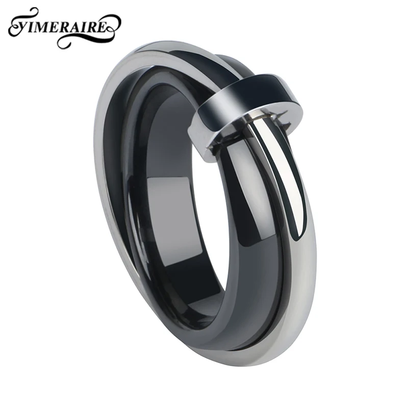 

Special Desgin Ceramic Rings For Women Elegant Fashion Jewelry Healthy Top Quality Material Anniversary Gift Drop Shipping