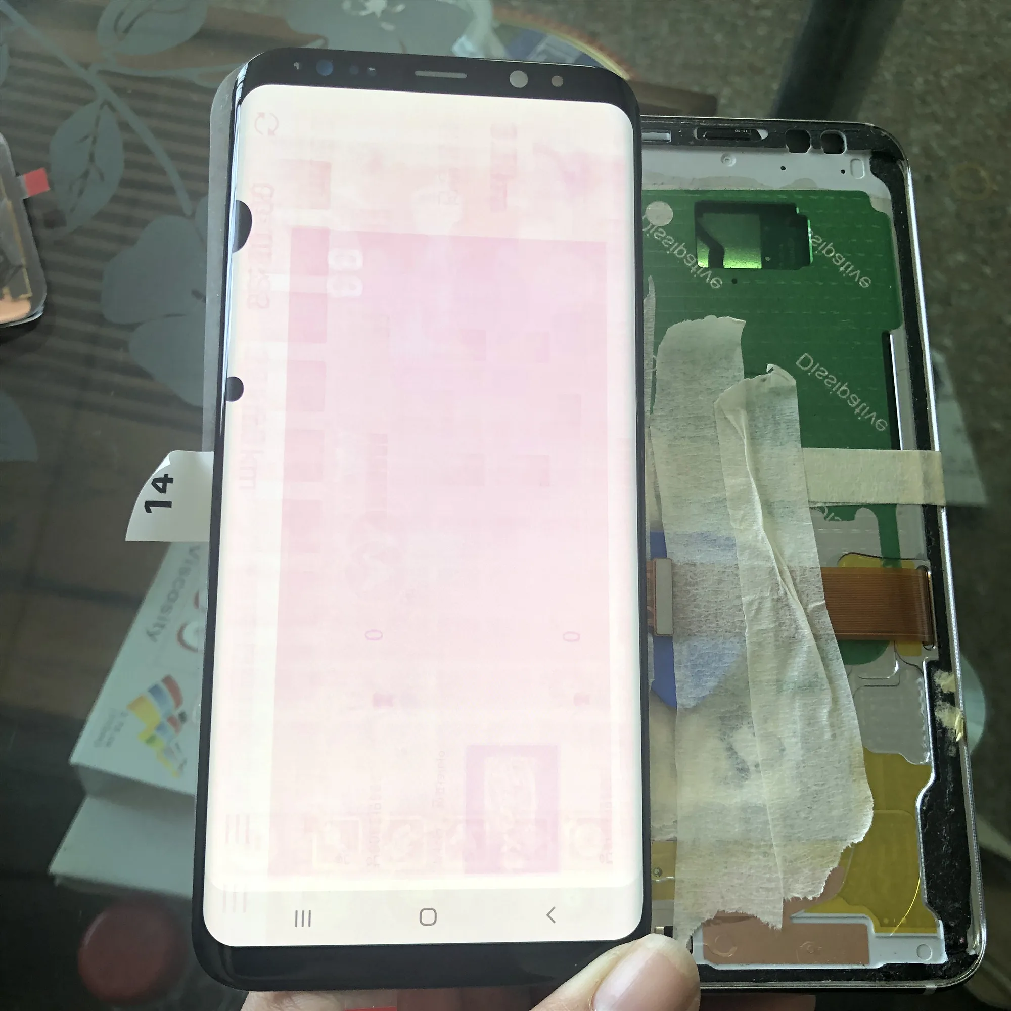 

Big Dead Pixels and Burn-Shadow LCD For Samsung S8 plus s8+ G955 G955F Display Touch Screen Digitizer Assembly