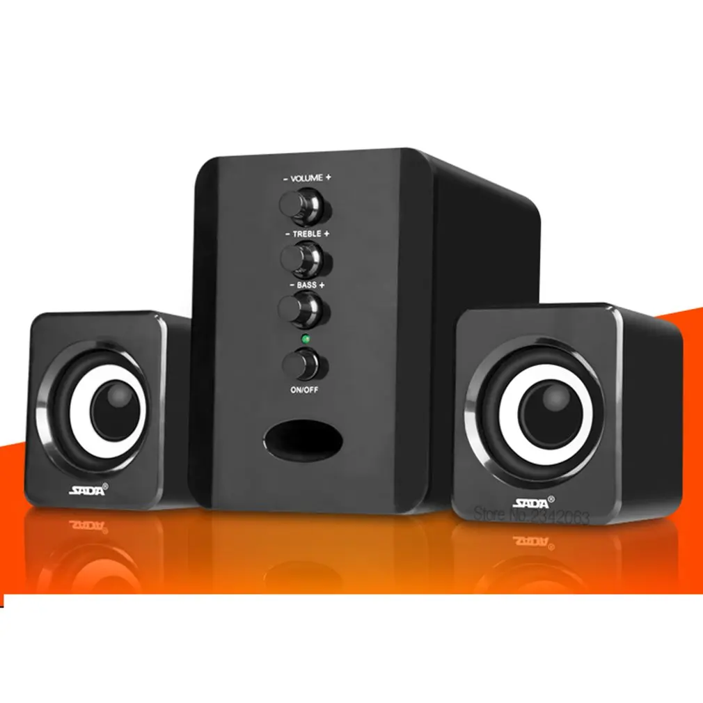D-226 Bluetooth Динамик Беспроводной 2,1 3 канала бас Комбинации ПК \ MP3 \ мобильного телефона Динамик s Поддержка FM TF USB 3,5 мм AUX