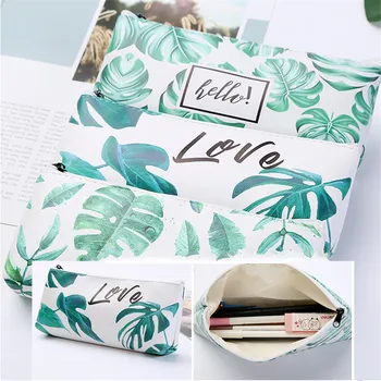 

1pcs School Pencil Box Pouch Kawaii Pencil Case Turtle leaf Gift Estuches Pencilcase Pencil Bag Supplies Stationery students