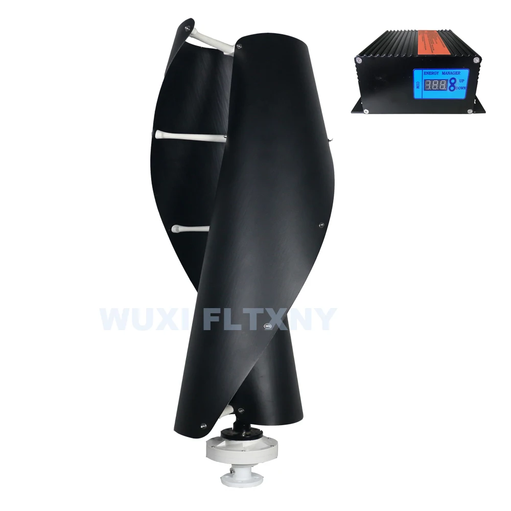 

WIND Generator Vertical axis meglev generator Black e 600W24V with mppt controller for home electricity Transport from Poland