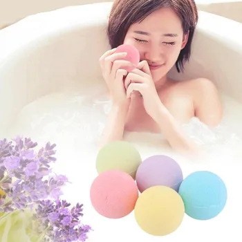 

2018 Recommend Home Hotel Bathroom Bath Ball Bomb Aromatherapy Type Body Cleaner Handmade Bath Salt Gift