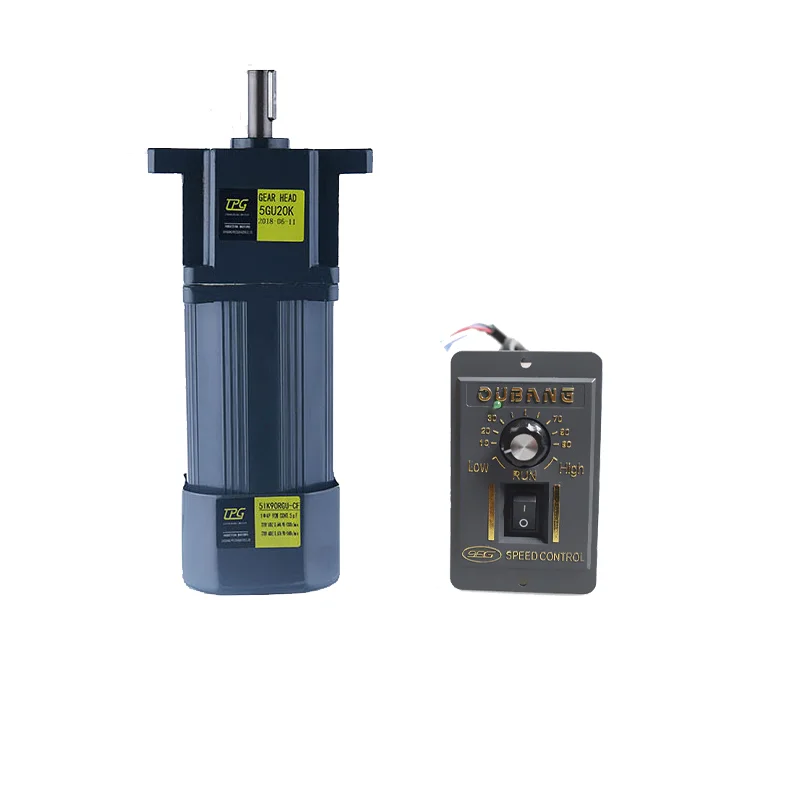 5IK90RGU-CF 90W AC220V AC gear reducer motor, adjustable speed, reversible, high torque + speed controller