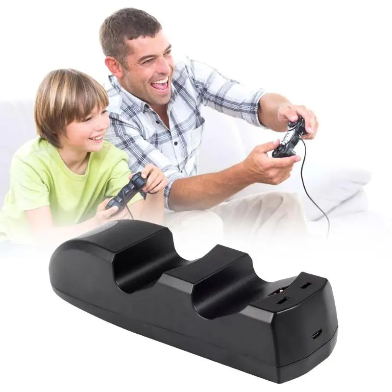 Контроллер Зарядное устройство Док-станция игровая ручка светодиодная USB зарядка Подставка для sony Playstation 4 PS4/PS4 Pro/PS4 тонкий контроллер зарядки