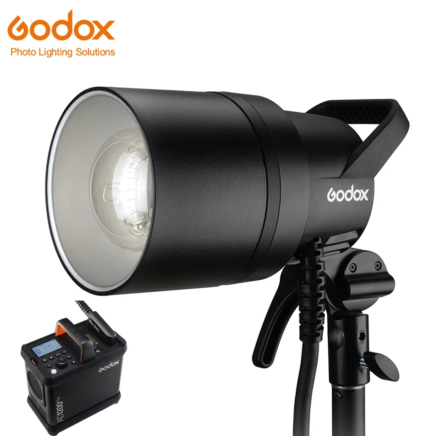 US $1.899.00 Godox AD1200Pro AD1200 Pro Studio Light Photography Lighting 1200Ws 24G TTL 18000 HSS 40W Outdoor Flash Strobe Monolight 5600K