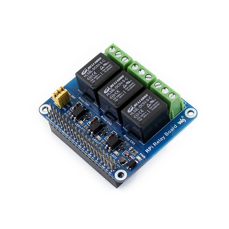 Raspberry Pi 4B/3B +/3B 3 канальное реле для расширения платы изоляция оптрона управления