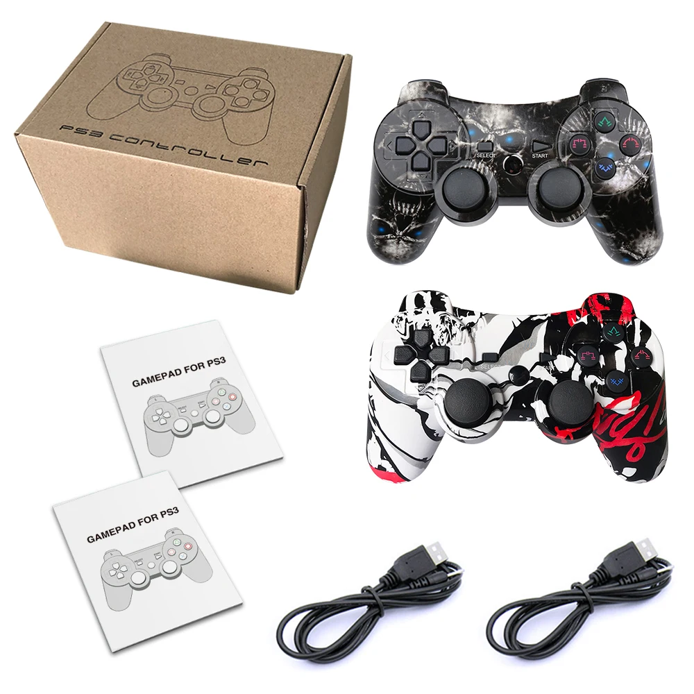 Беспроводной Bluetooth джойстик для PS3 контроллер игровой приставки Sony Playstation 3