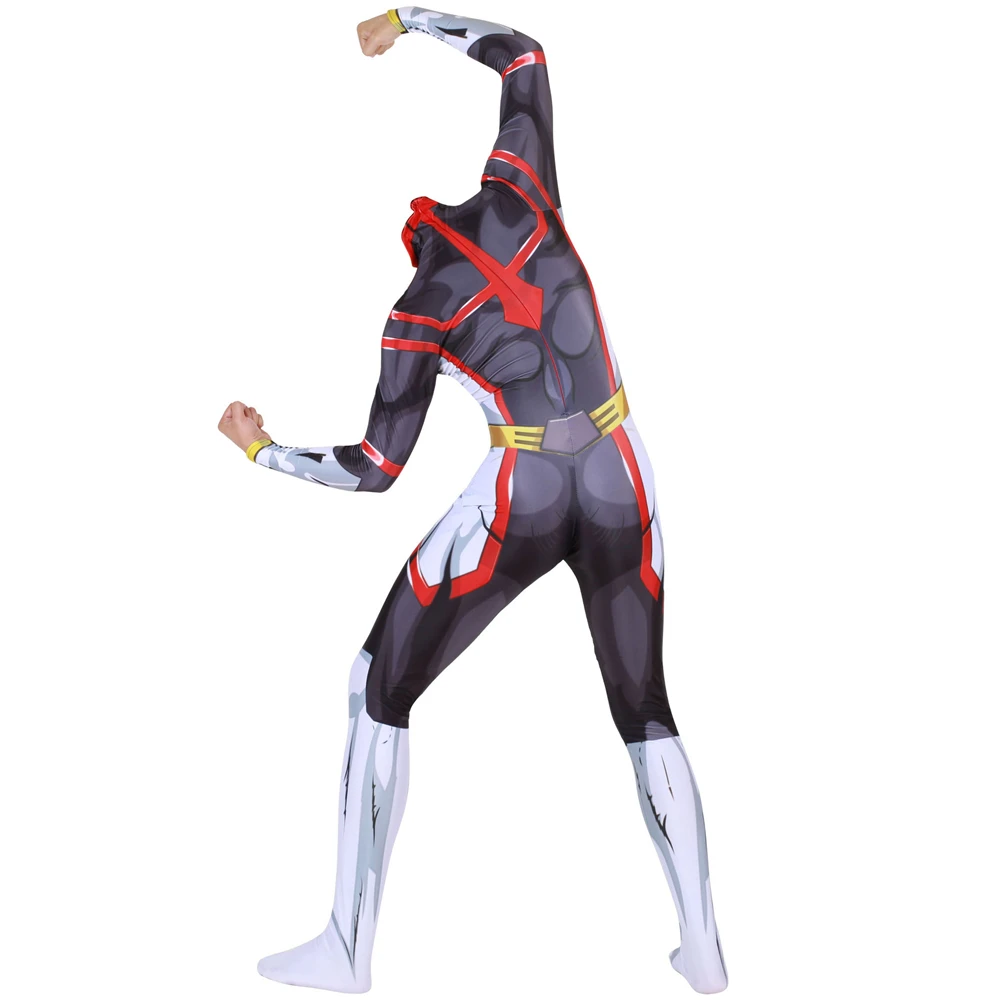 Крутой костюм для косплея из аниме «Мой герой», Academy Boku no Hero, черный костюм AllMight Zentai, комбинезоны