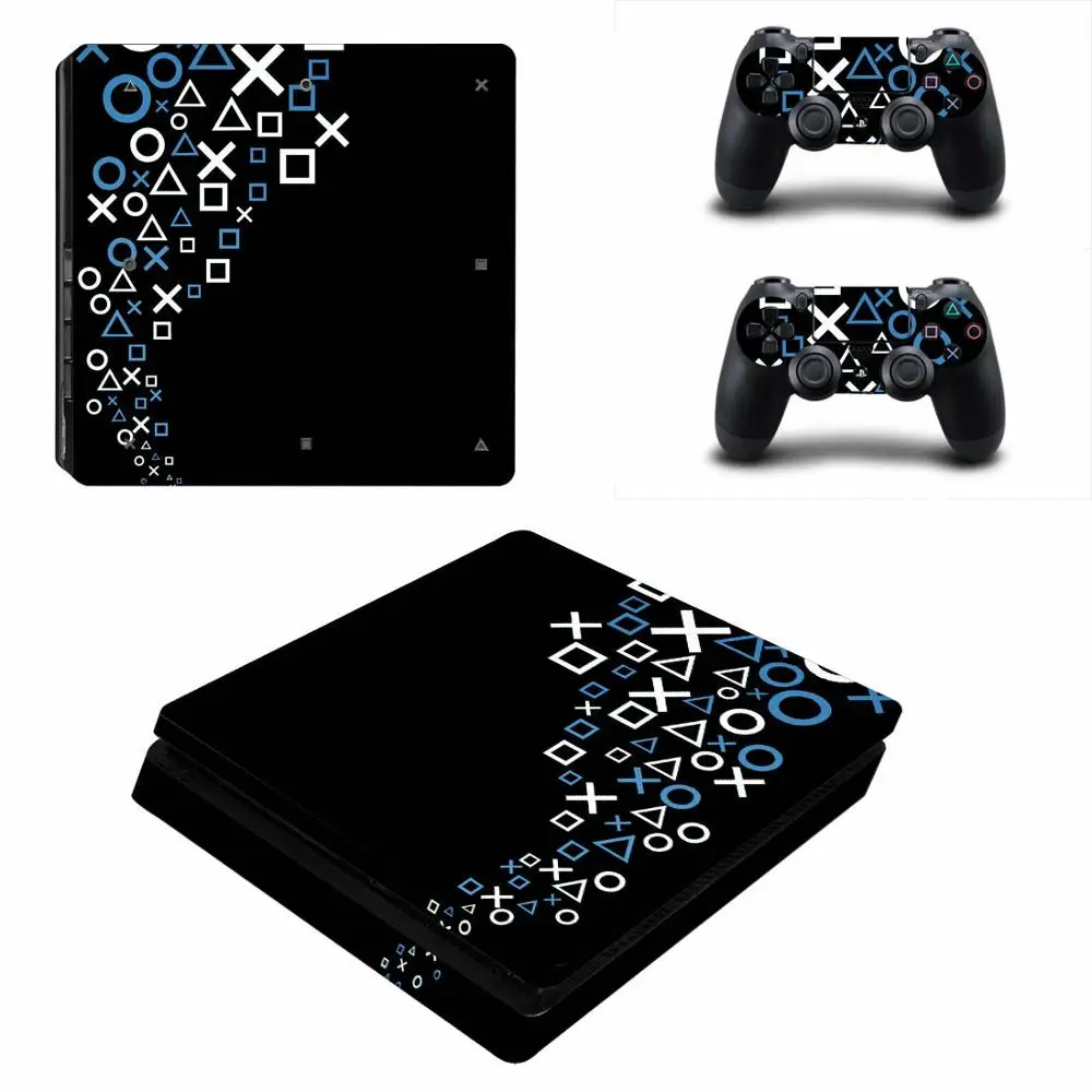 PS4 тонкие наклейки PS 4 Play станция виниловые для кожи Стикеры playstation тонкая консоль