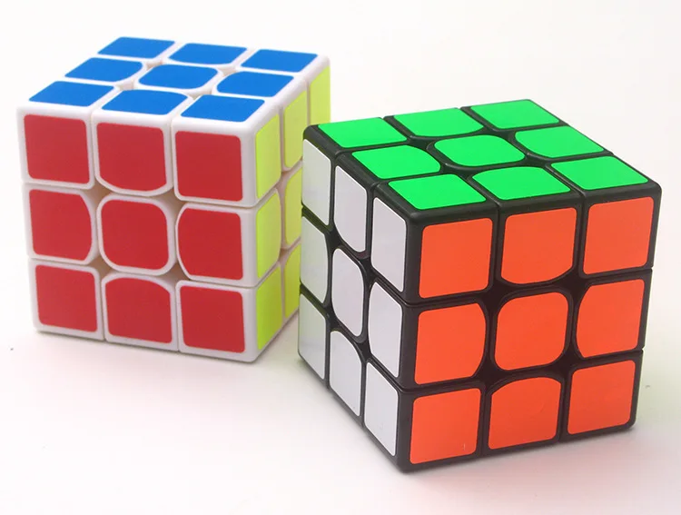 GUANLONG 3x3x3 куб 3x3 магические кубики профессиональные 5,6 см черно-белая наклейка скоростная Головоломка Развивающие игрушки для детей подарочный куб