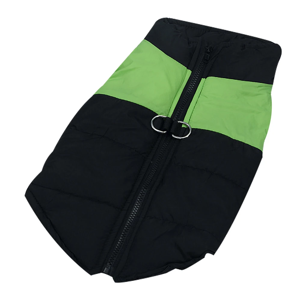 Зимняя одежда для собак, щенков, жилет на молнии, футболка, одежда с пряжкой, повседневное пальто