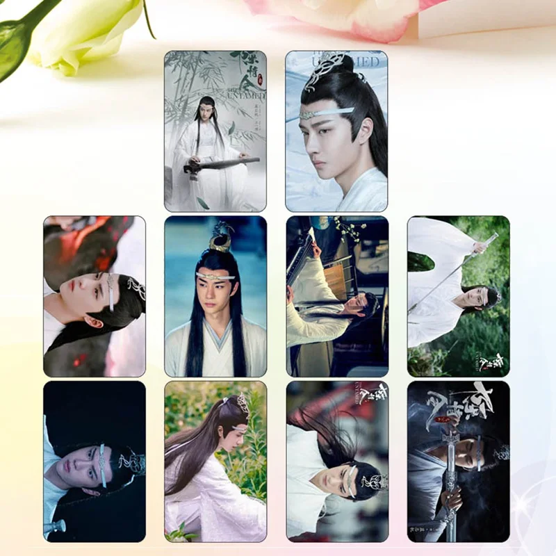 10 шт./компл. Chen Qingling Wang Yibo Xiaozhan фото кристалл карта почта автобусная карта наклейка Новая наклейка s для фанатов коллекция подарок