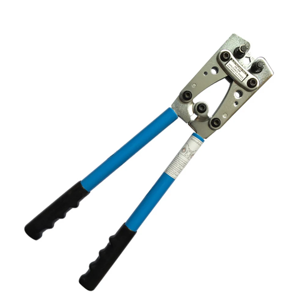 Blue HX-50B зачистки Многофункциональный Ручной терминал 1-10AWG провода зачистки обжимные плоскогубцы Электрические Инструменты Автоматическая Работа 6-50mm2 - Цвет: Blue