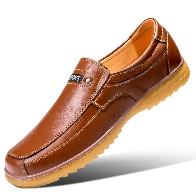 

First layer cowhide and tendon bottom shoes men's business casual shoes
