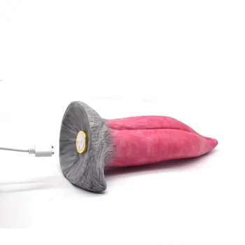 FAAK Magic Tongue Remote Control Vibrator Anal Plug Clitoris Stimulate Sucker USB Rechargable Sex Toys For Women Men Masturbator 5