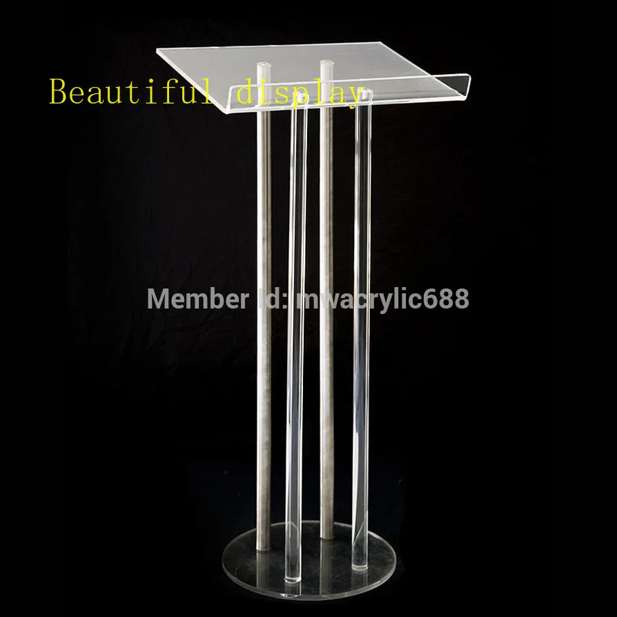 Free Shipping Price Reasonable Clean Acrylic Podium Pulpit Lectern Theater Furniture Aliexpress