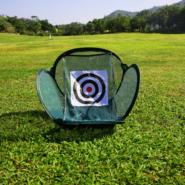 

Home for Backyard Golf Chipping Net Practice Mats Training Aids Tool Foldable Playground Indoor Outdoor Garden