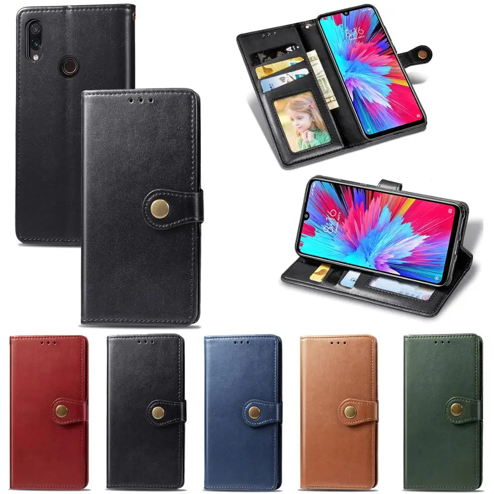 

Luxury Business Flip Leather Wallet Case For Xiaomi 9T Pro CC9 CC9e Plain Cover For Xiaomi Redmi 7 Pro Note 7 K20 Pro