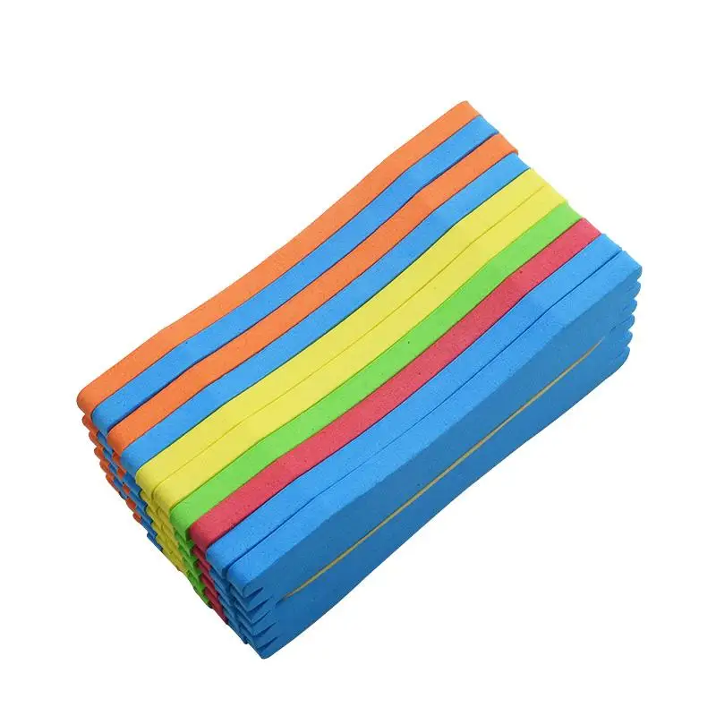 10pcs/lot EVA Foam Fishing Line Plate Fishing Winding Line Board 8/10/12/15cm Carp Lure Trace Wire Leader Swivel Fishing Tackle