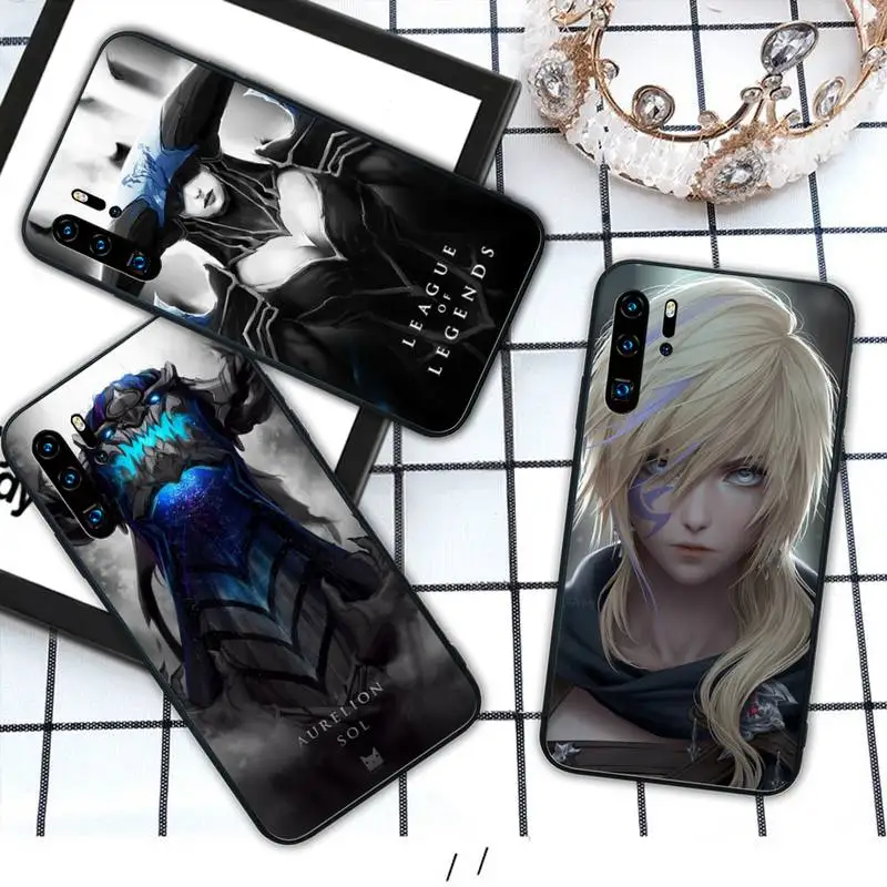 

League of Legends mobile phone cover case for Huawei P9 lite 2016 2017 P 10 P20 PRO P30 P40 lite P smart 2019 2020 coque