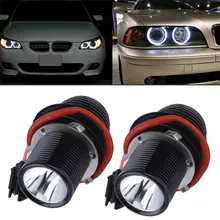 10 Вт пара Ангел глаз светильник для BMW E39 E60 5-Series M5 X5 E53 E63 E65 X3 Портативный автомобиля Halo светильник замена лампы