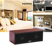 SADA V-190 USB деревянный динамик стерео Бас двойной звуковой канал деревянный динамик компьютерные колонки Громкий динамик для ПК ноутбука