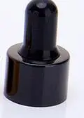 black with black 50 шт./лот 1 мл 2 мл 3 мл 5 мл пустой стеклянный флакон-капельница для духов, эфирных масел многоразовые бутылки мини янтарные сыворотки флаконы с Piette - Цвет: black with black