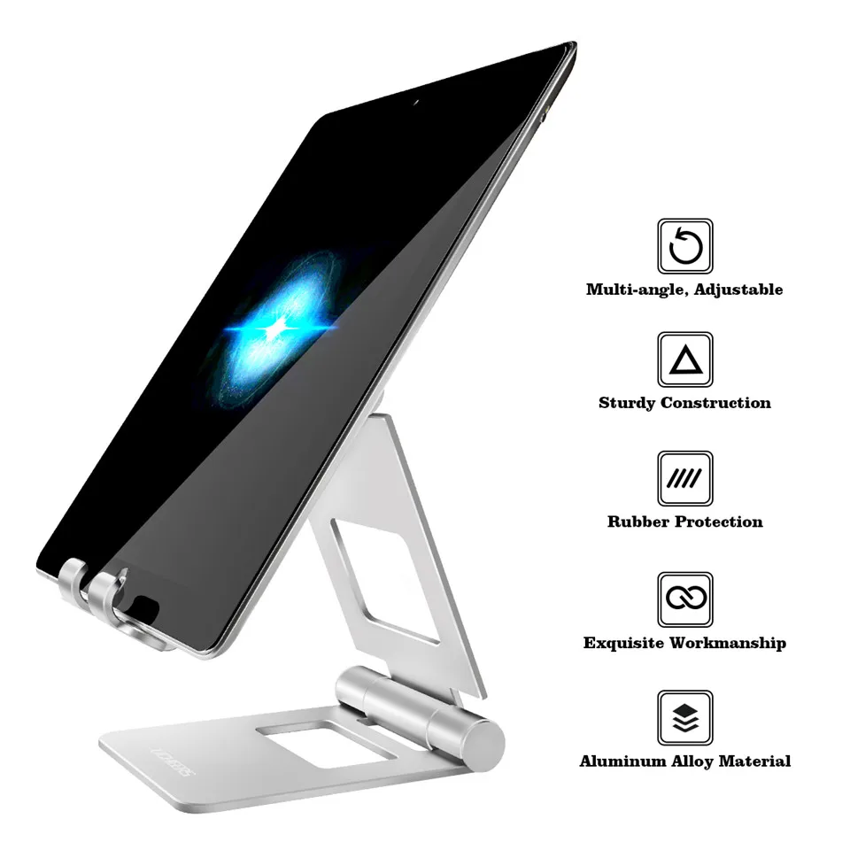 Подставка для планшета LINGCHEN регулируемый складной держатель iPad 7 9 настольная