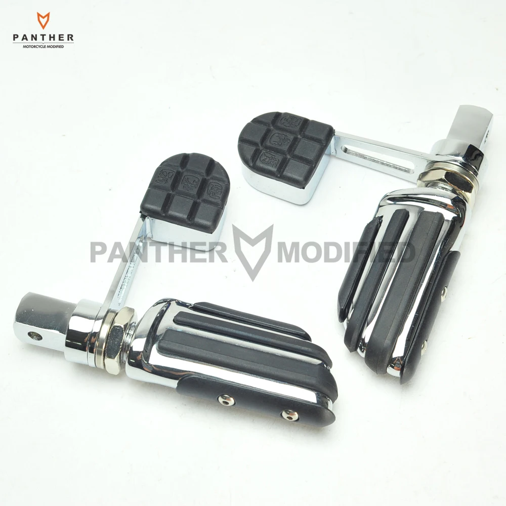 Хром мотоцикл подножки каблук стремя Moto ног чехол для Honda VTX 1300 VTX1800 2002 2003 2004 2005 2006-2011